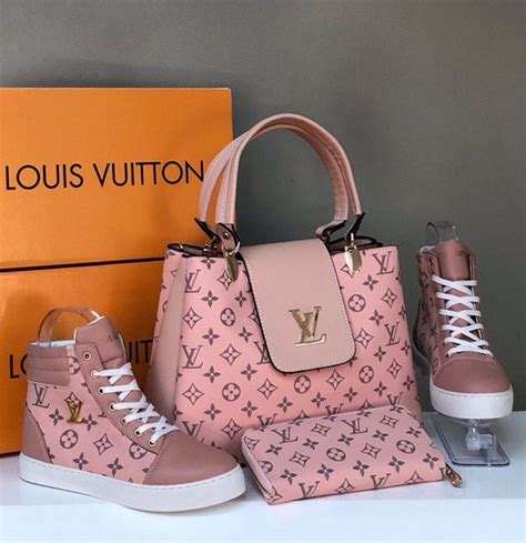 louis vuitton purse and shoes